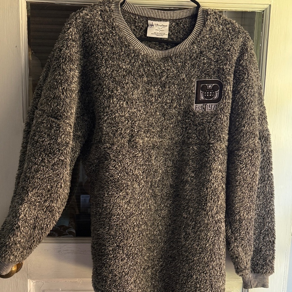 Disney Gray fuzzy spirit jersey